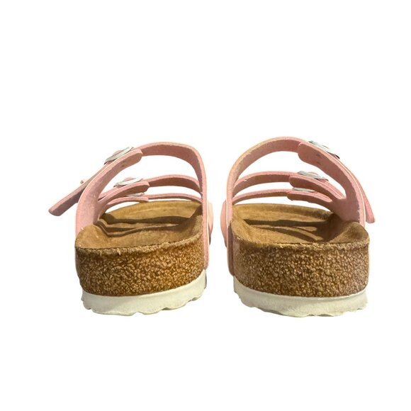 Birkenstock Florida Fresh Brushed Rose 3 Straps Sandal Womens, Size 39 - Picture 5 of 10